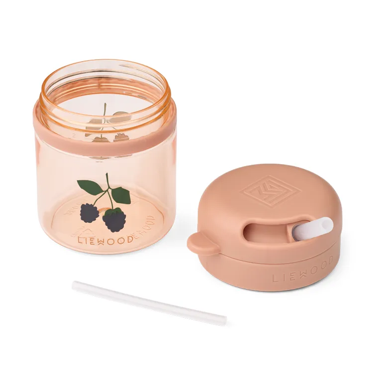 Pavia kopp med sugerør 28 cl, Berry-Pale Tuscany Liewood