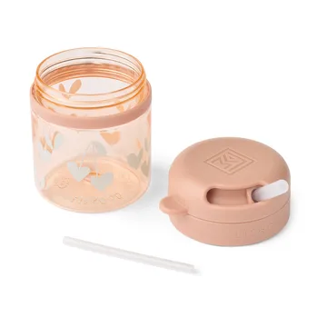 Pavia kopp med sugerør 28 cl - Sweethearts-pale tuscany - Liewood