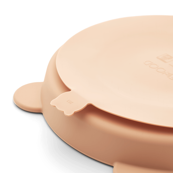 Stacy delt barnetallerken 2-pakning, Mustard-tuscany rose mix Liewood