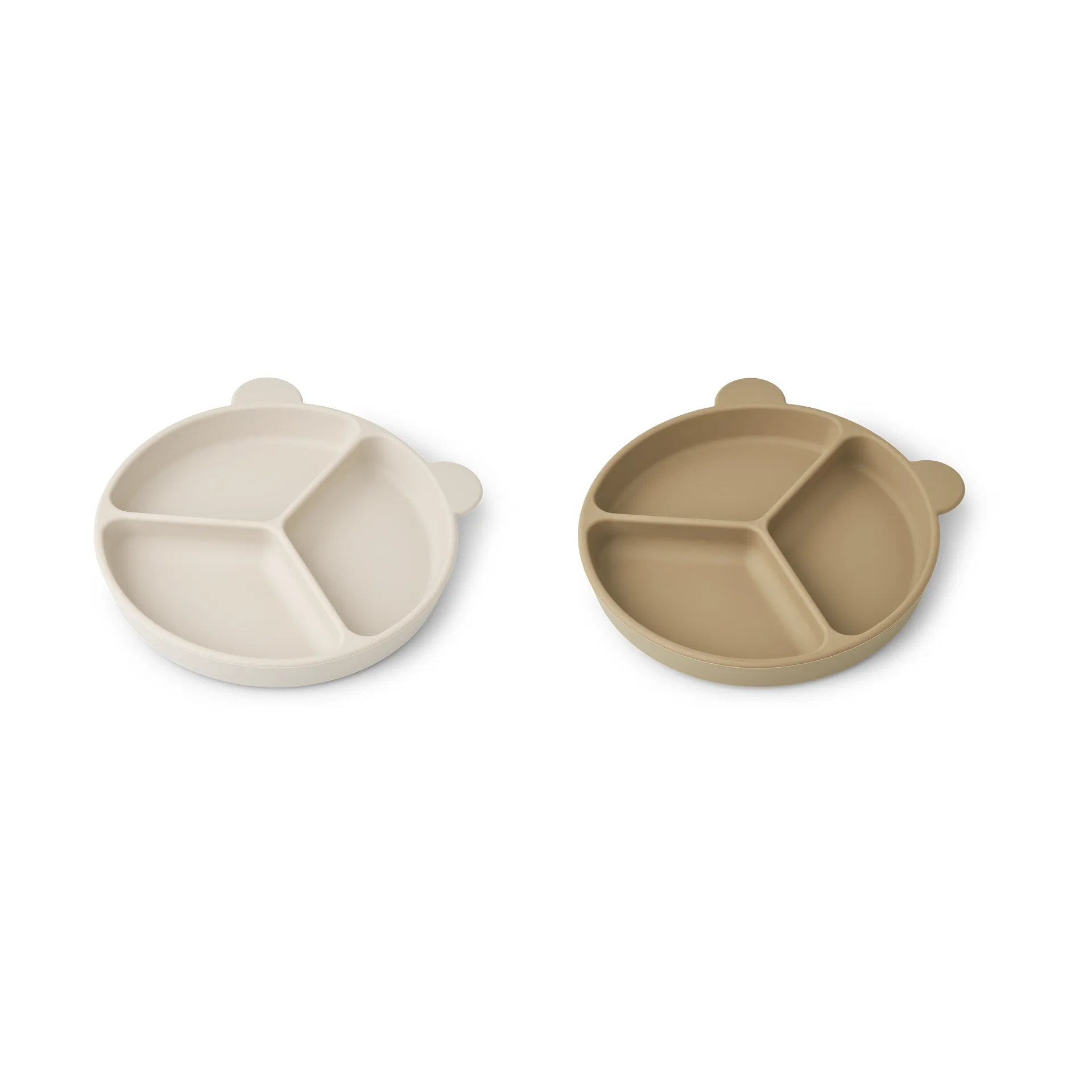 Stacy delt barnetallerken 2-pakning, Sandy-Oat Liewood