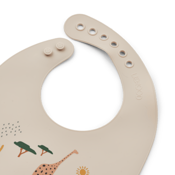 Tilda smekke silikon 2-pakning - Safari sandy mix - Liewood