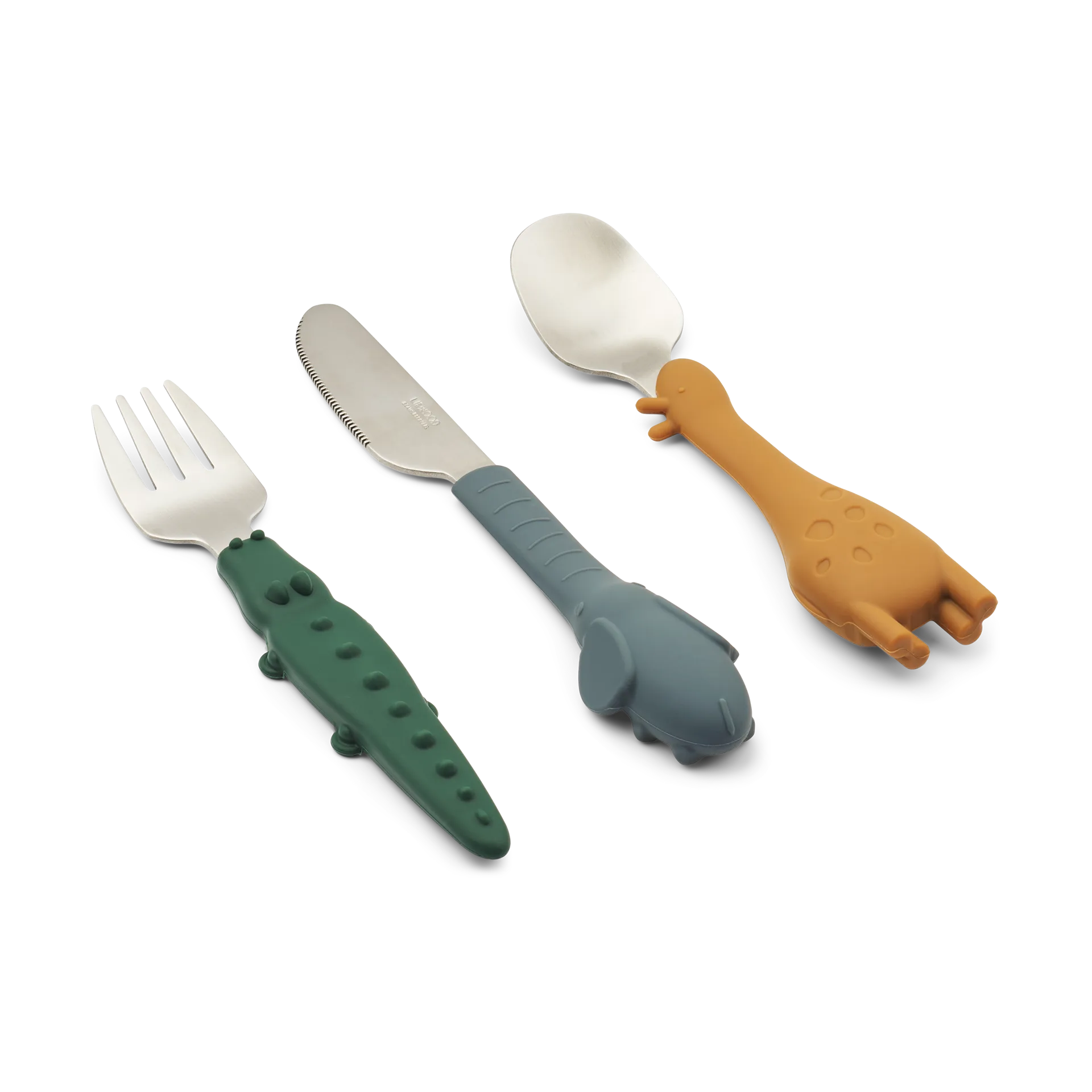 Tove all together bestikksett 3 deler, Golden caramel mix Liewood