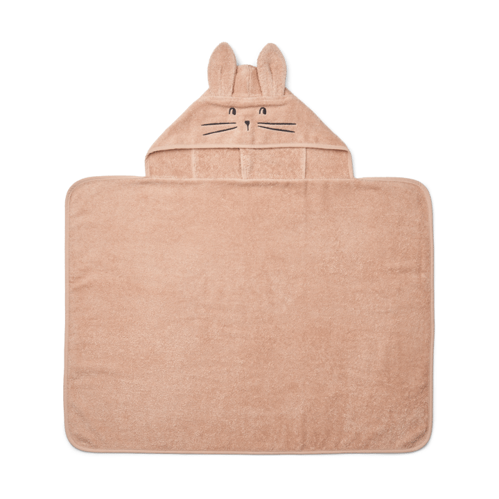 Vilias rabbit badcape håndkle med hette 60x80 cm - Pale tuscany - Liewood