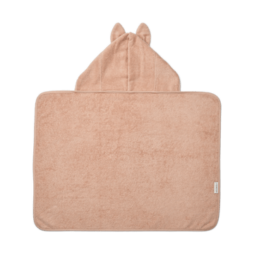 Vilias rabbit badcape håndkle med hette 60x80 cm - Pale tuscany - Liewood