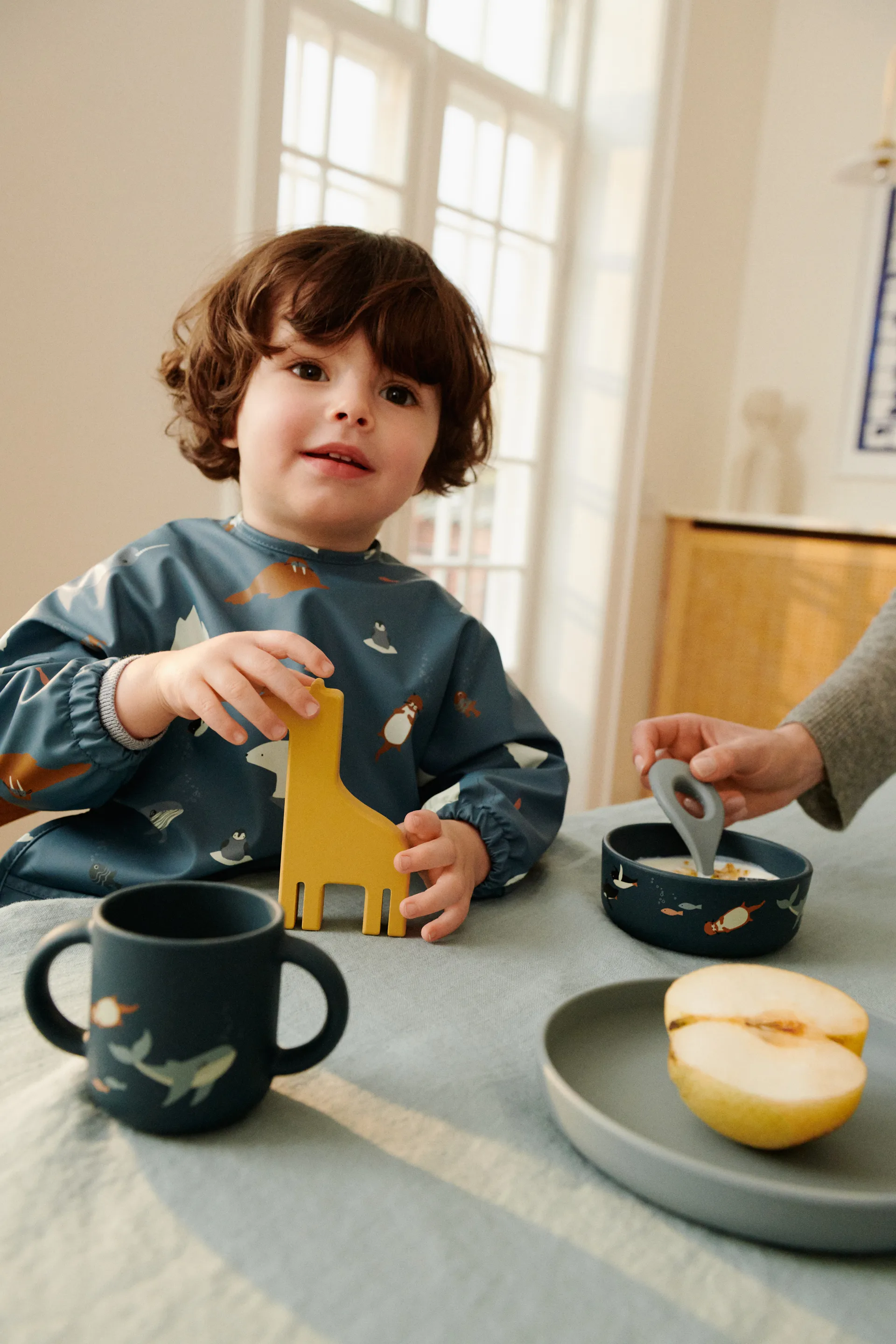 Vivi printed servisesett 4 deler, Arctic Sea-Ocean view Liewood