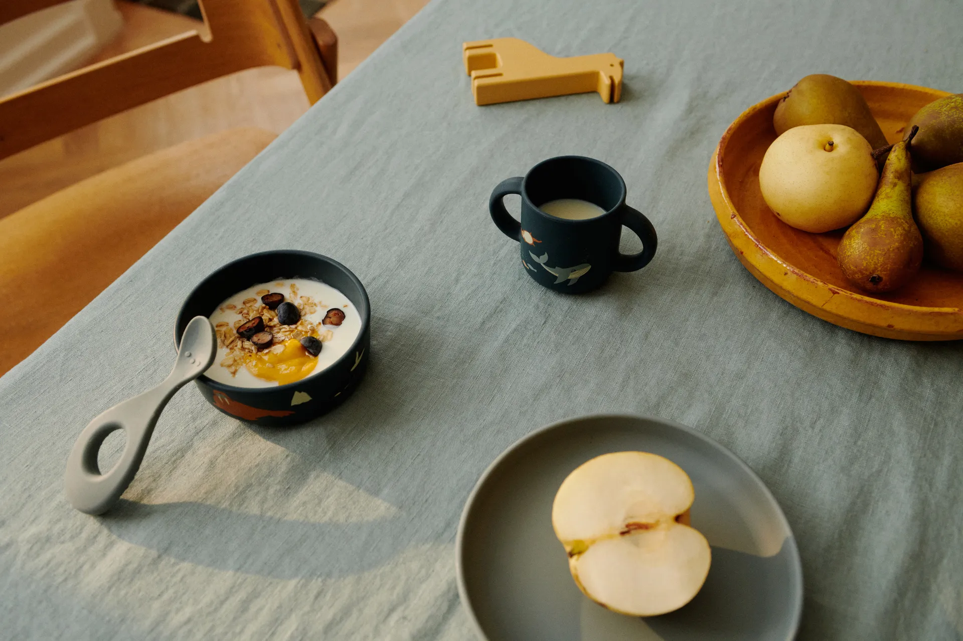 Vivi printed servisesett 4 deler, Arctic Sea-Ocean view Liewood