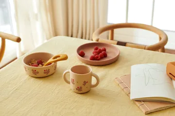 Vivi printed servisesett 4 deler - Butterfly-apple blossom - Liewood