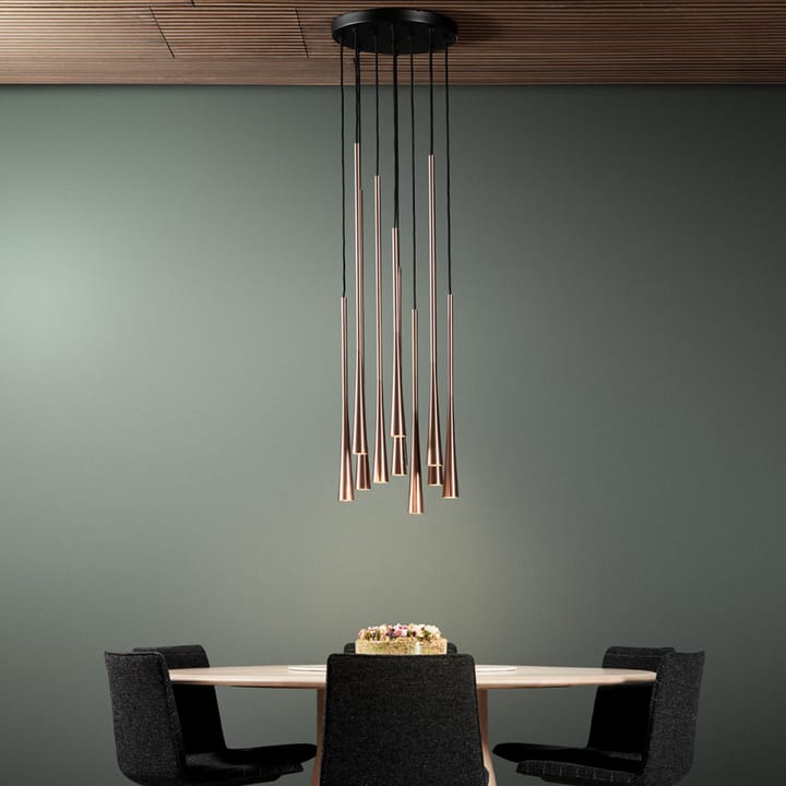 Drop S1 takpendel, rose gold Light-Point