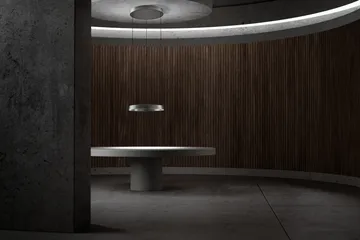 Edge round Ø40 pendel switch tune - Titanium - Light-Point