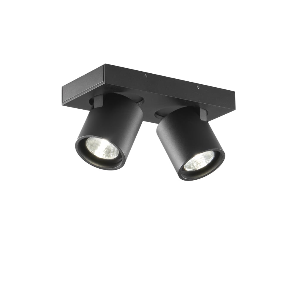 Bilde av Light-Point Focus 2 vegg- og taklampe Black 3000 kelvin