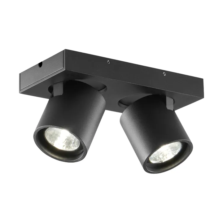 Focus 2 vegg- og taklampe switch tune - Black - Light-Point
