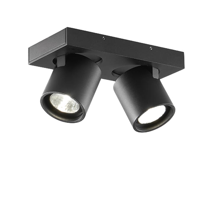 Focus Mini 2 vegg- og taklampe - black, 3000 kelvin - Light-Point