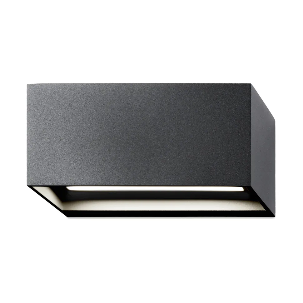Linea W1 vegglampe switch tune, Black, 7x15 cm Light-Point