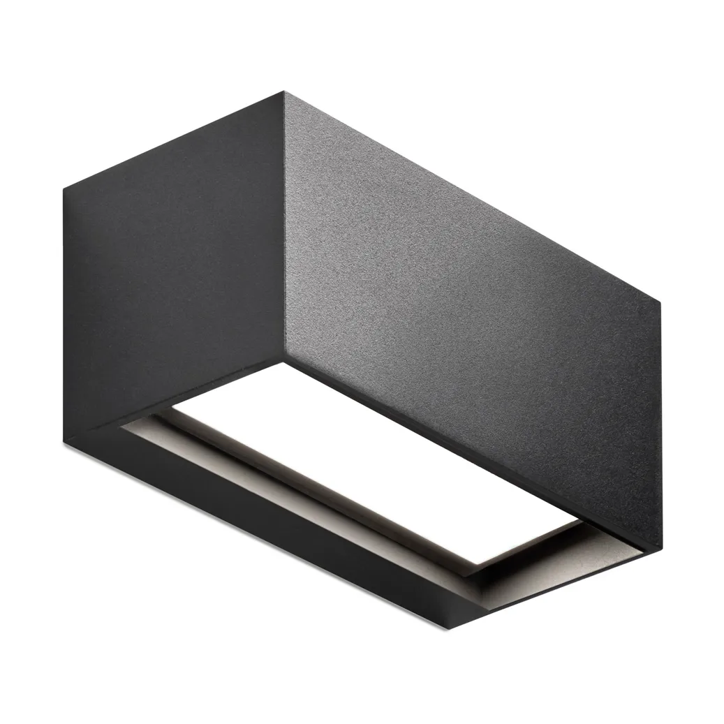 Linea W1 vegglampe switch tune, Black, 7x15 cm Light-Point