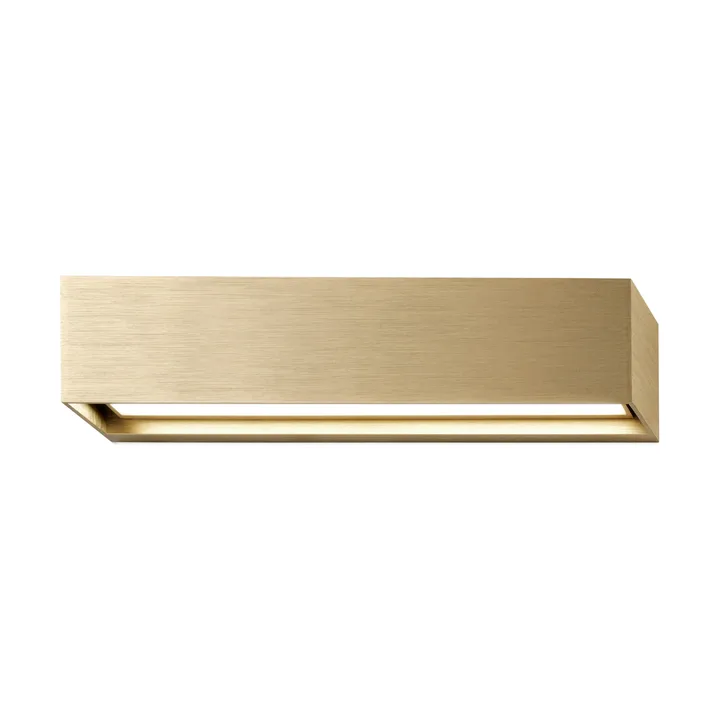 Linea W2 vegglampe switch tune - Brass, 7x30 cm - Light-Point