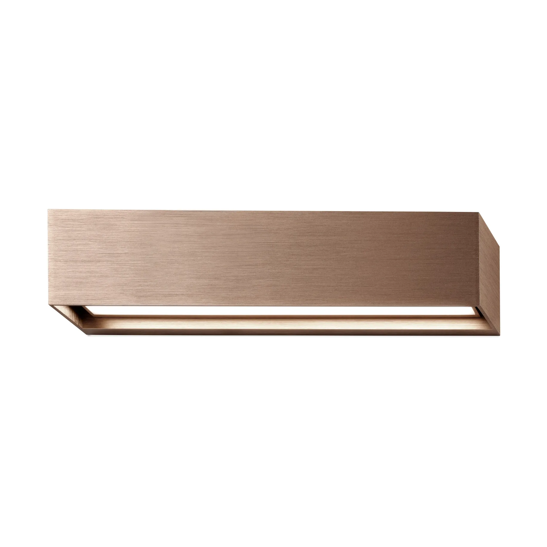 Linea W2 vegglampe switch tune, Rose gold, 7x30 cm Light-Point