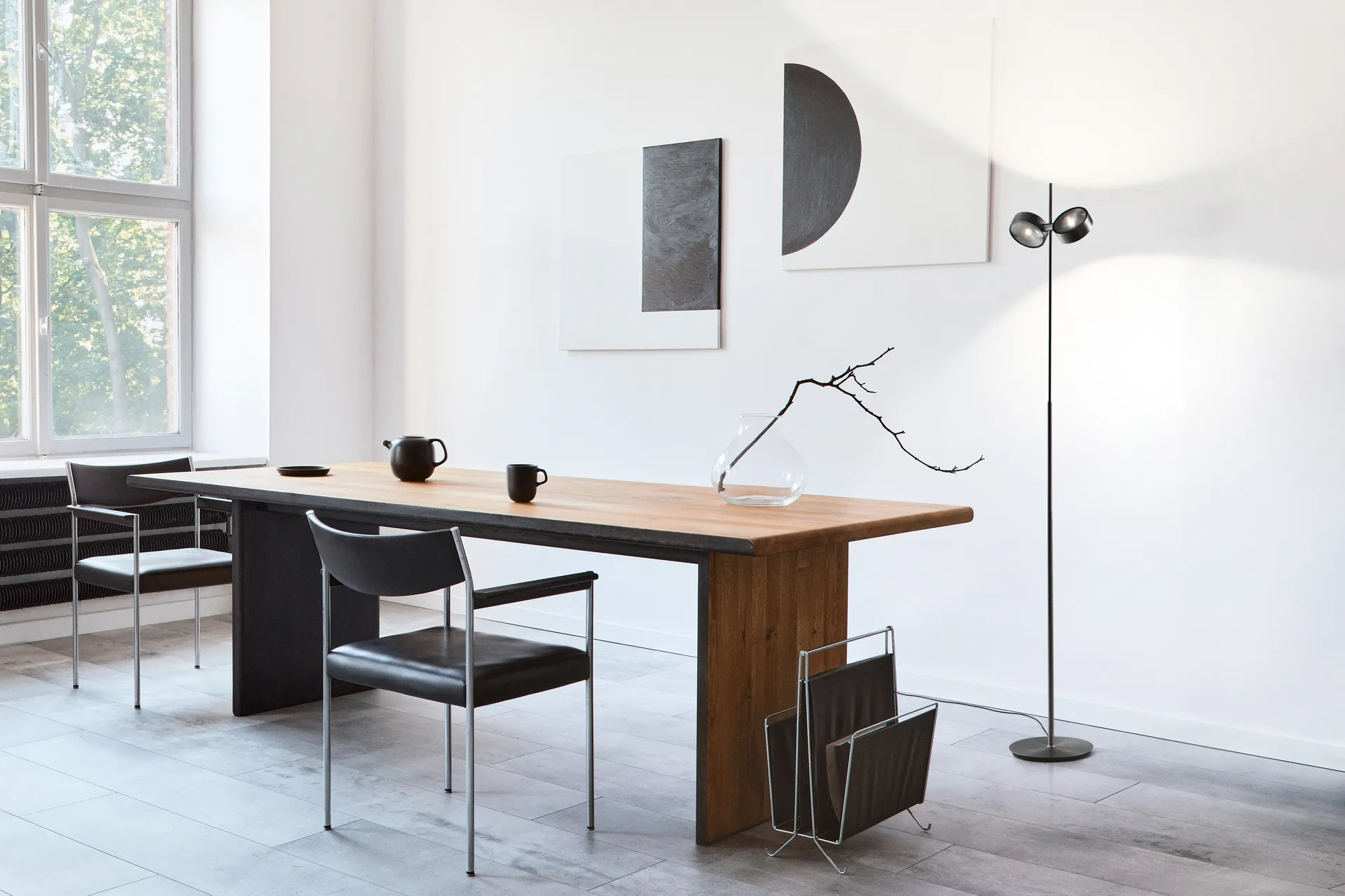 Orbit gulvlampe, Carbon black Light-Point