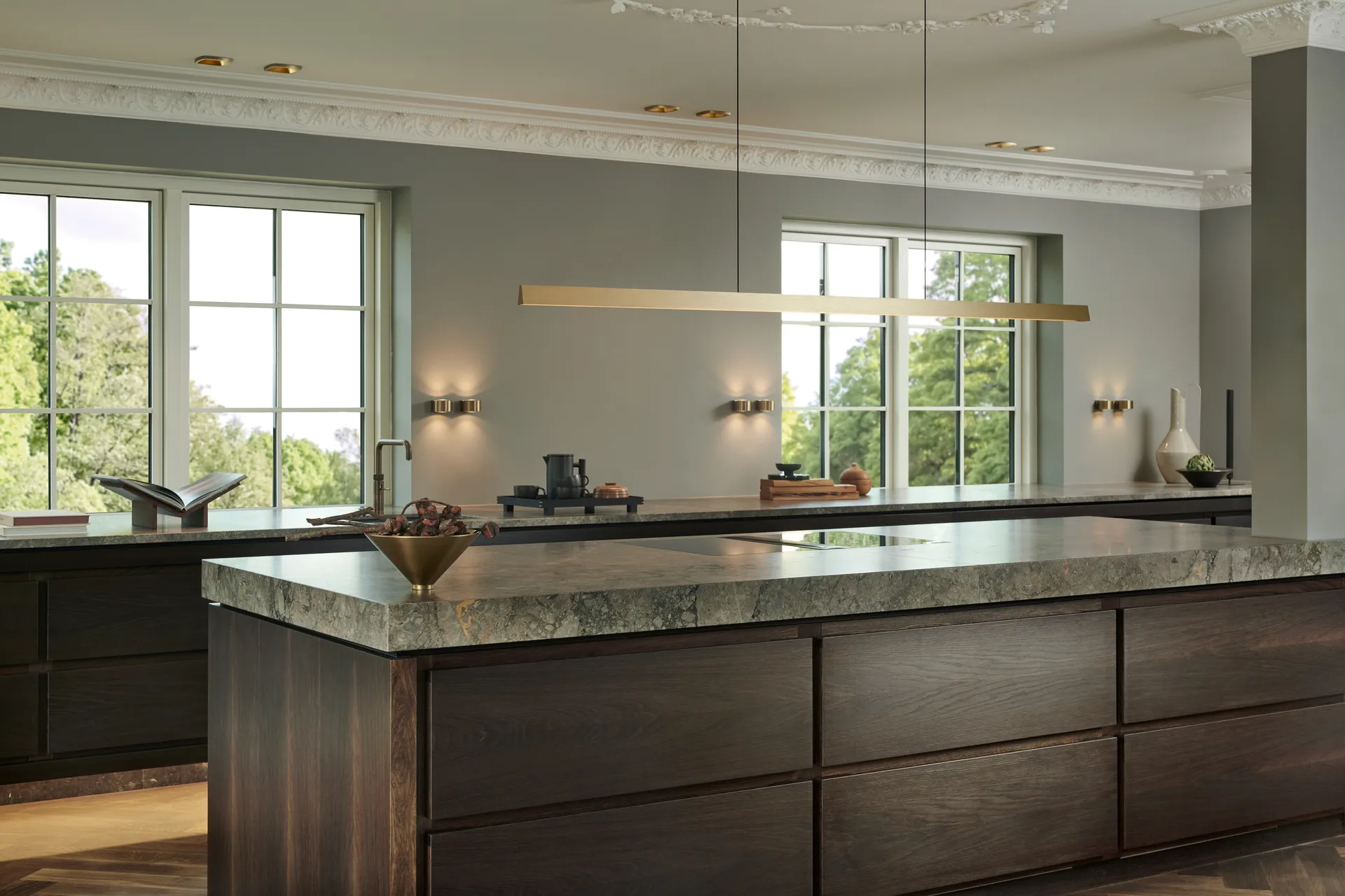 Orbit vegglampe mini 2700K, Brass Light-Point