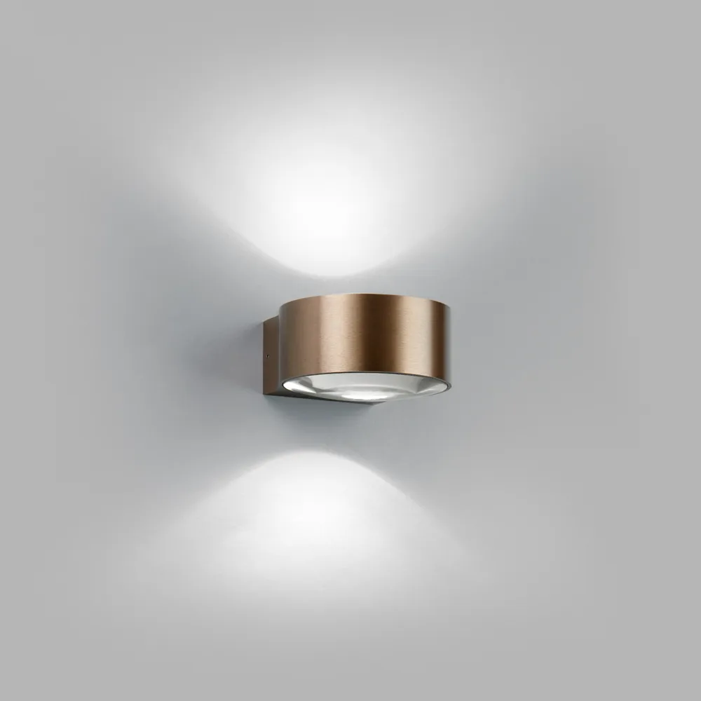 Orbit W1 vegglampe, rose gold, 2700 kelvin Light-Point