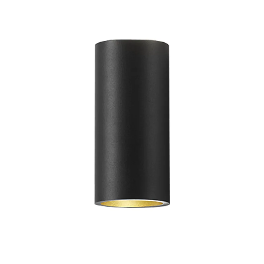Zero W1 vegglampe, Black/gold Light-Point