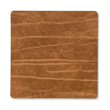 Buffalo glassunderlag vendbar square 1 stk. - svart-natur - LIND DNA