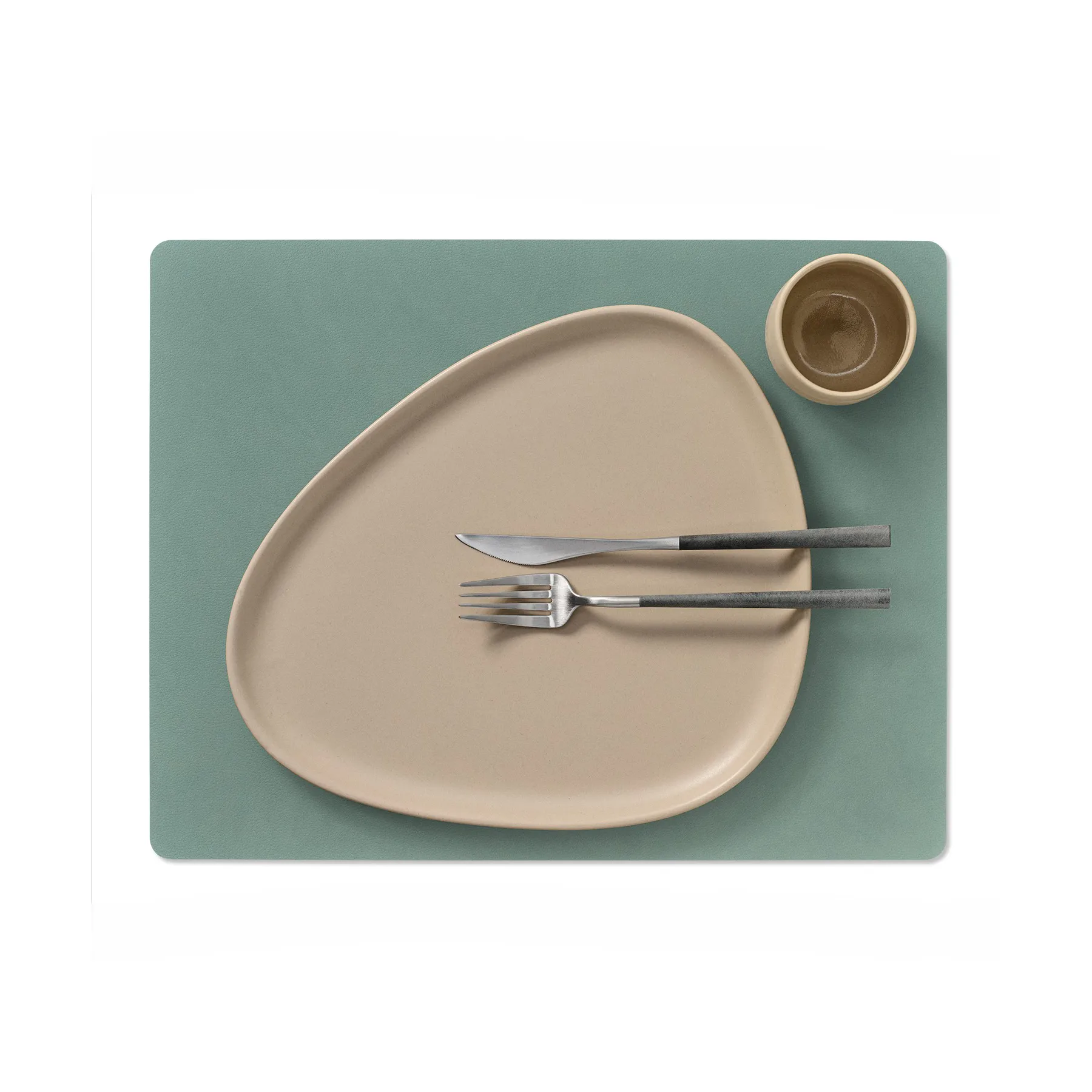 Cloud-Nupo spisebrikke vendbar square 1 stk., antrasittgrå-pastellgrønn LIND DNA