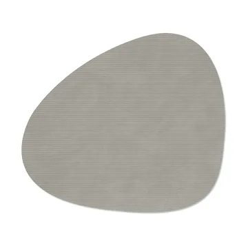 Corduroy bordbrikke curve L - Light Grey - LIND DNA