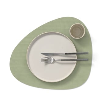 Corduroy bordbrikke curve L - Olive Green - LIND DNA