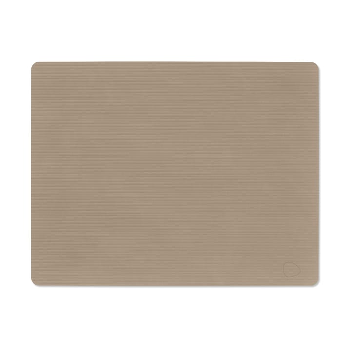 Corduroy bordbrikke square L - Clay Brown - LIND DNA