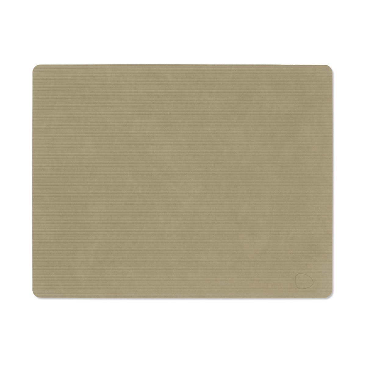 LIND DNA Corduroy bordbrikke square L Herbal Dust