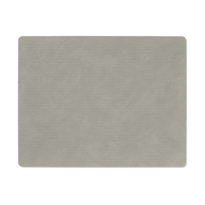 Corduroy bordbrikke square L - Light Grey - LIND DNA