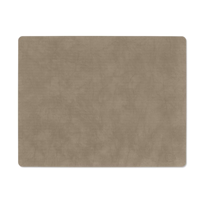 Corduroy bordbrikke square L - Nomad Grey - LIND DNA