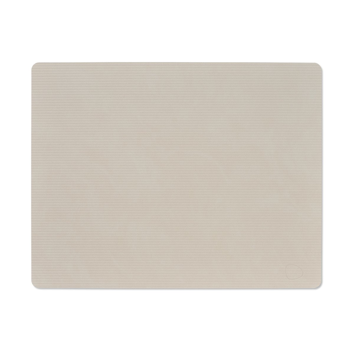 LIND DNA - Square Corduroy spisebrikke 35x45 cm oyster white