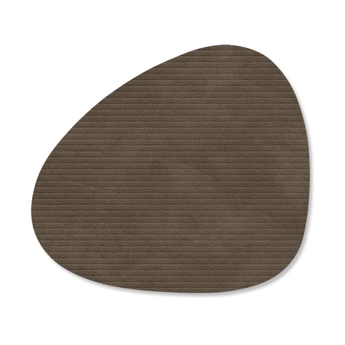 Corduroy glassunderlag curve - Caviar - LIND DNA