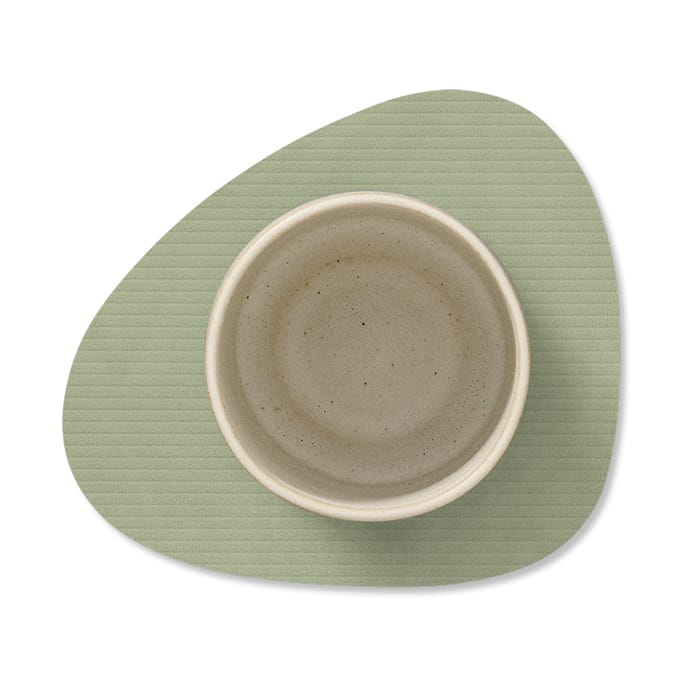 Corduroy glassunderlag curve, Olive Green LIND DNA