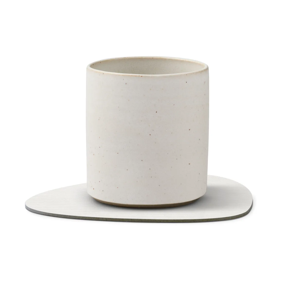 Corduroy glassunderlag curve, Pure white LIND DNA