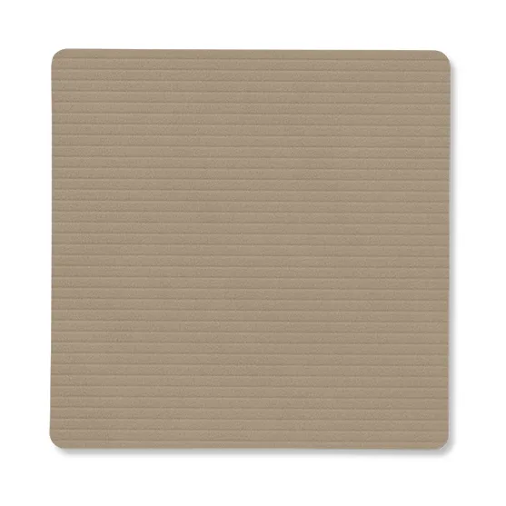 Corduroy glassunderlag square, Clay Brown LIND DNA