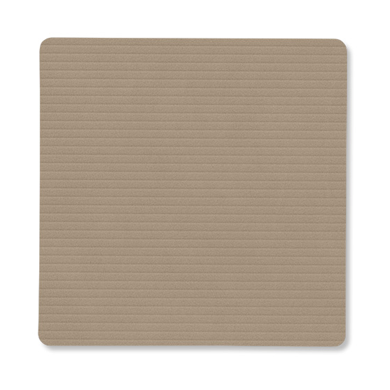 LIND DNA Corduroy glassunderlag square Clay Brown