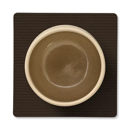 Corduroy glassunderlag square, Hazel LIND DNA