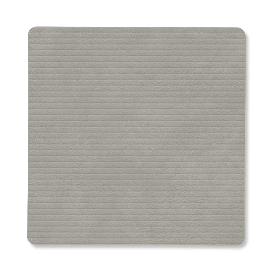 Corduroy glassunderlag square, Light Grey LIND DNA