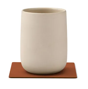 Corduroy glassunderlag square - Rust - LIND DNA