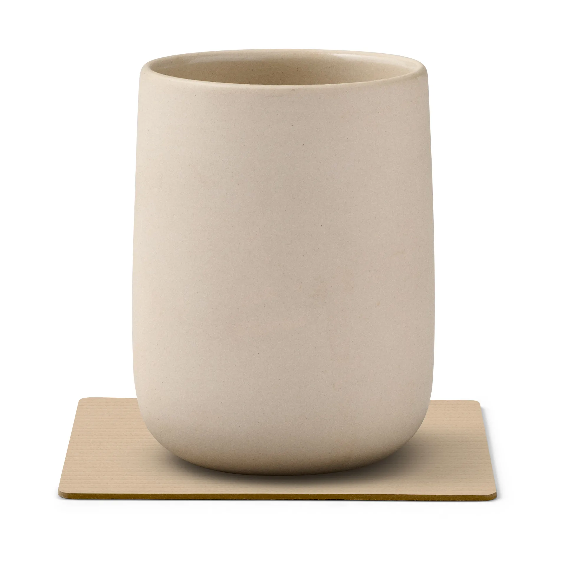 Corduroy glassunderlag square, Sand LIND DNA