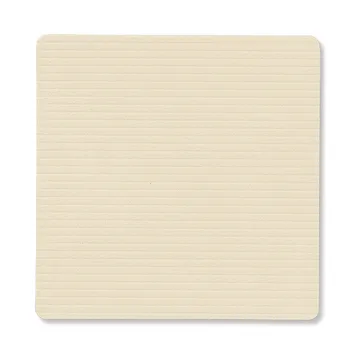 Corduroy glassunderlag square - Vanilla - LIND DNA