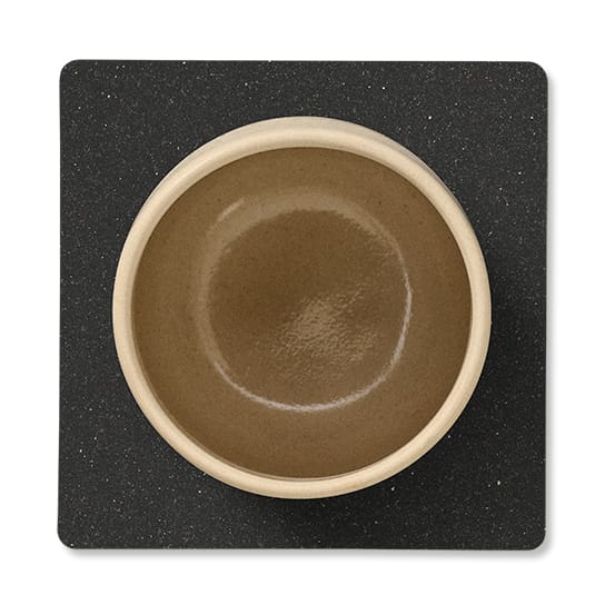 Core glassunderlag square , Flecked anthracite LIND DNA