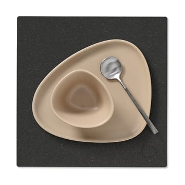 Core spisebrikke square S  - Flecked anthracite - LIND DNA