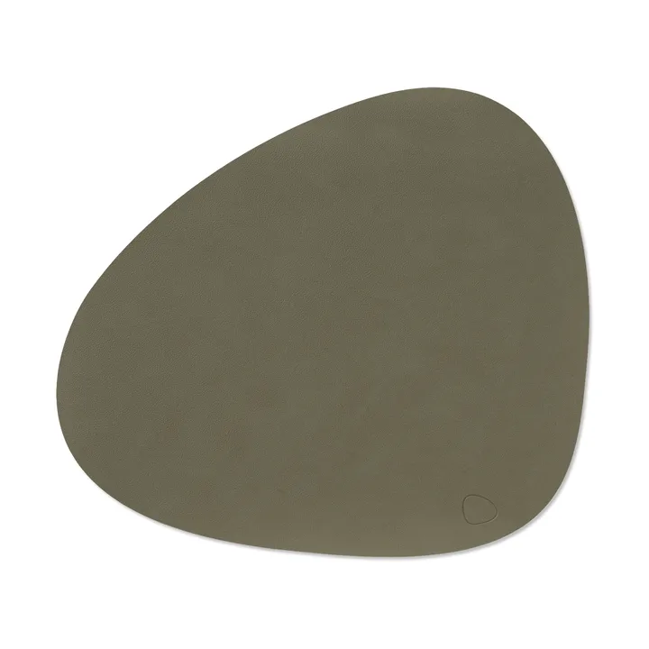 Curve Nupo bordbrikke - Army green, 44x37 cm - LIND DNA