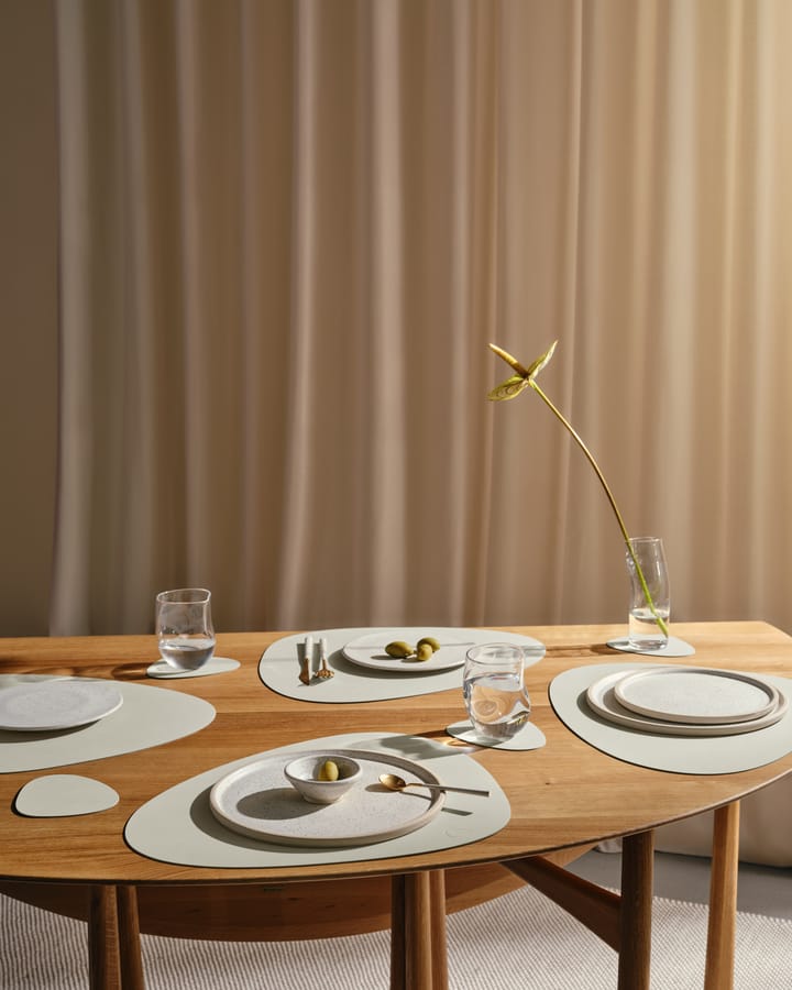 Curve Nupo Double glassunderlag, Linen-Flint Grey LIND DNA