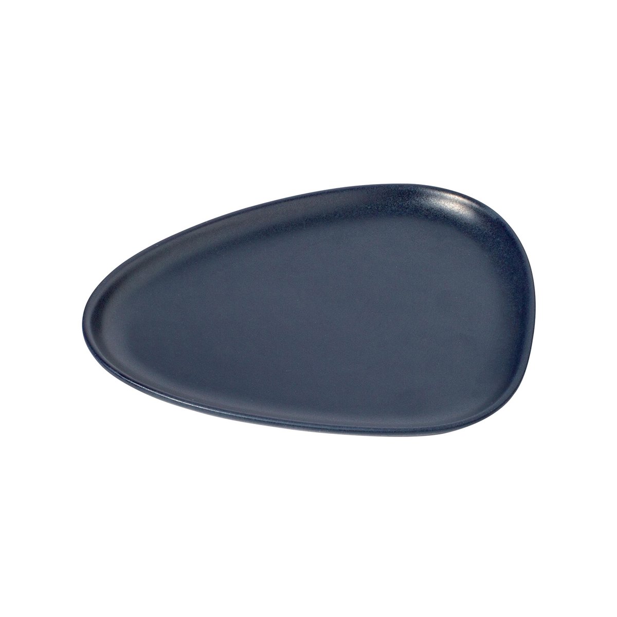 LIND DNA Curve Stoneware asjett 19x22 cm Navy blue