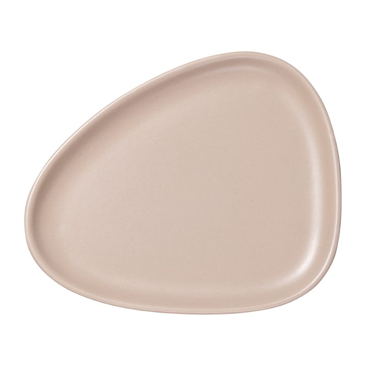 Curve Stoneware asjett 19x22 cm - Sand - Lind DNA
