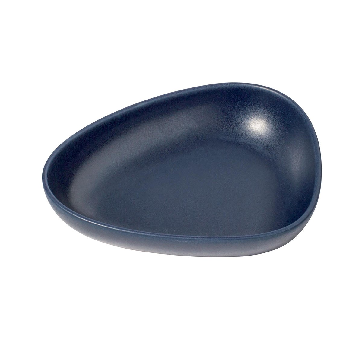 Lind DNA Curve Stoneware dyp tallerken 19x22 cm Navy blue